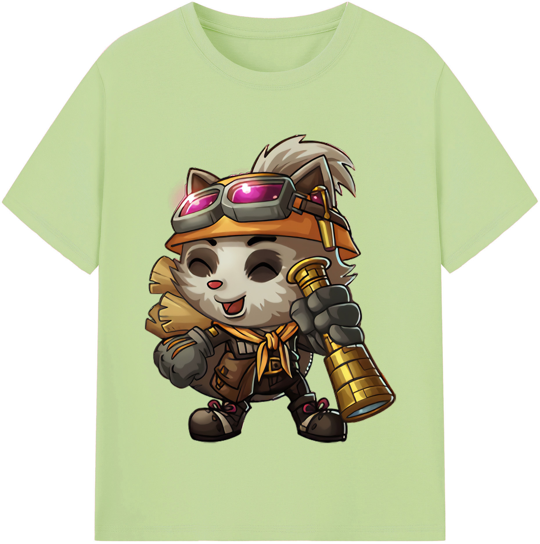 リーグ・オブ・レジェンド League of Legends LOL 綿100％半袖Tシャツ（フロントプリント）